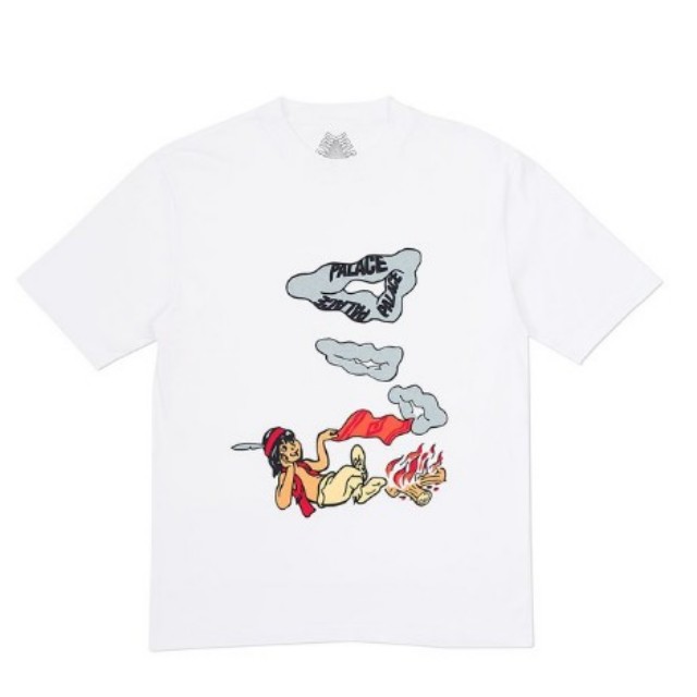 Palace smoke sig tee Men s Fashion Tops Sets Tshirts Polo Shirts on Carousell