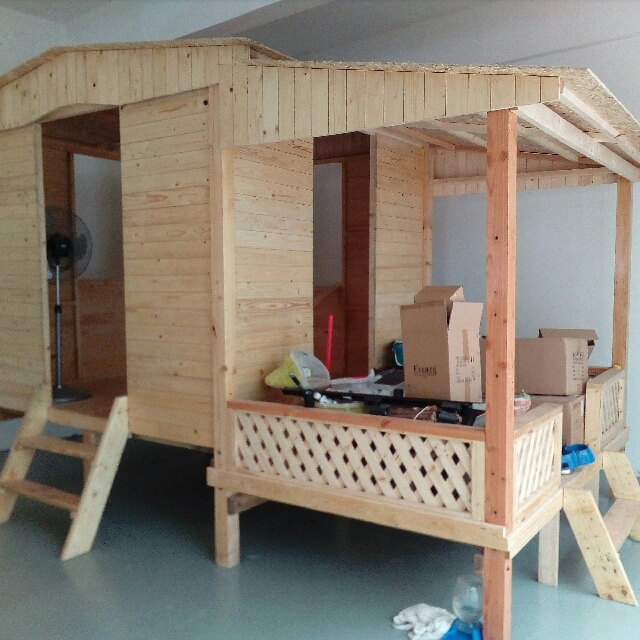 projet kayu pallet  pine Rumah Perabot Others di Carousell