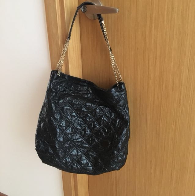 Sabrina Scala Black Leather Handbag Luxury Bags Wallets On Carou