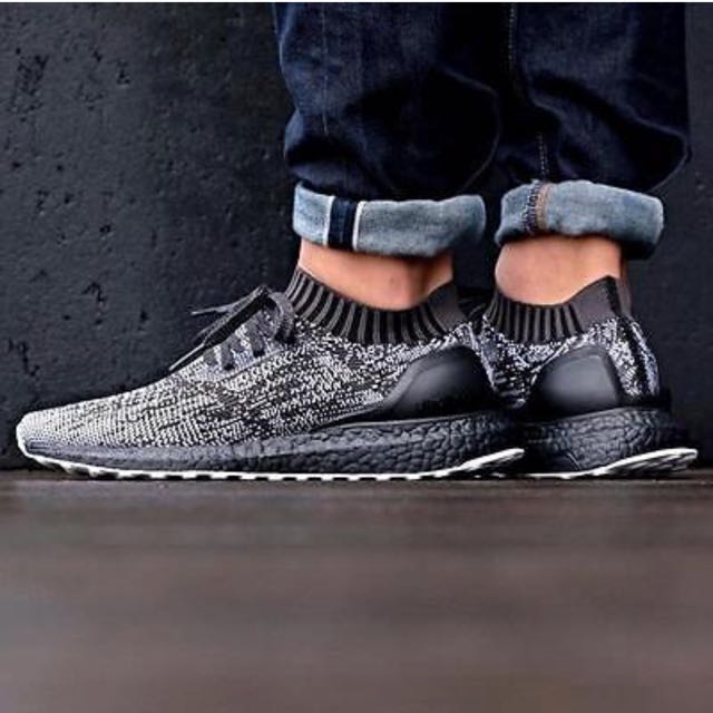 ultra boost uncaged black white