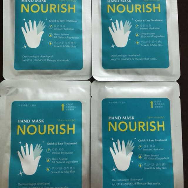 Therapy Hand mask sheet (4x), Beauty & Personal Care, Hands & Nails on