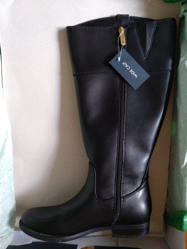 tommy hilfiger wide calf boots