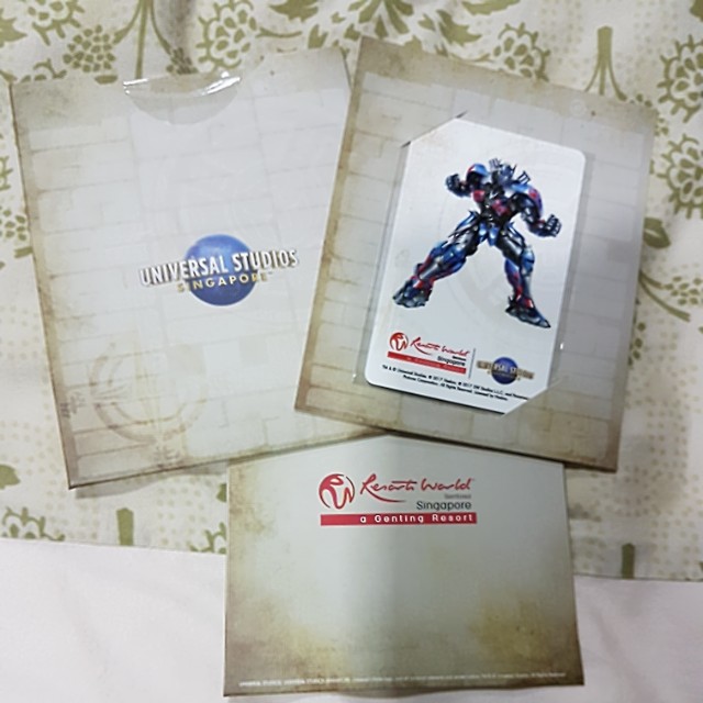 Transformer universal studios singapore ezlink card uss rws everything