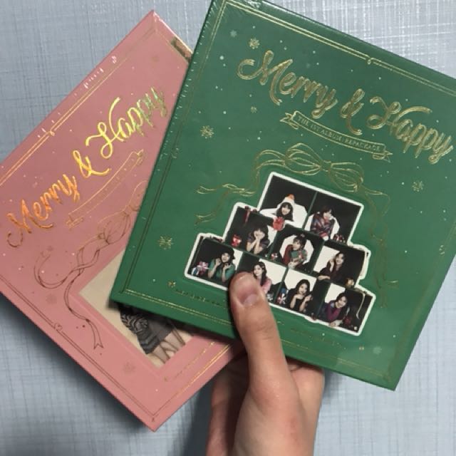Twice Merry And Happy Album Cover