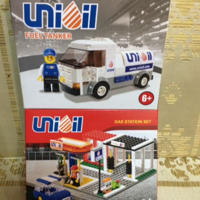 gas station toy trucks