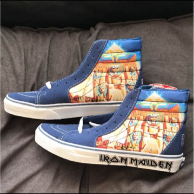 Vans iron maiden collabo size us8.8