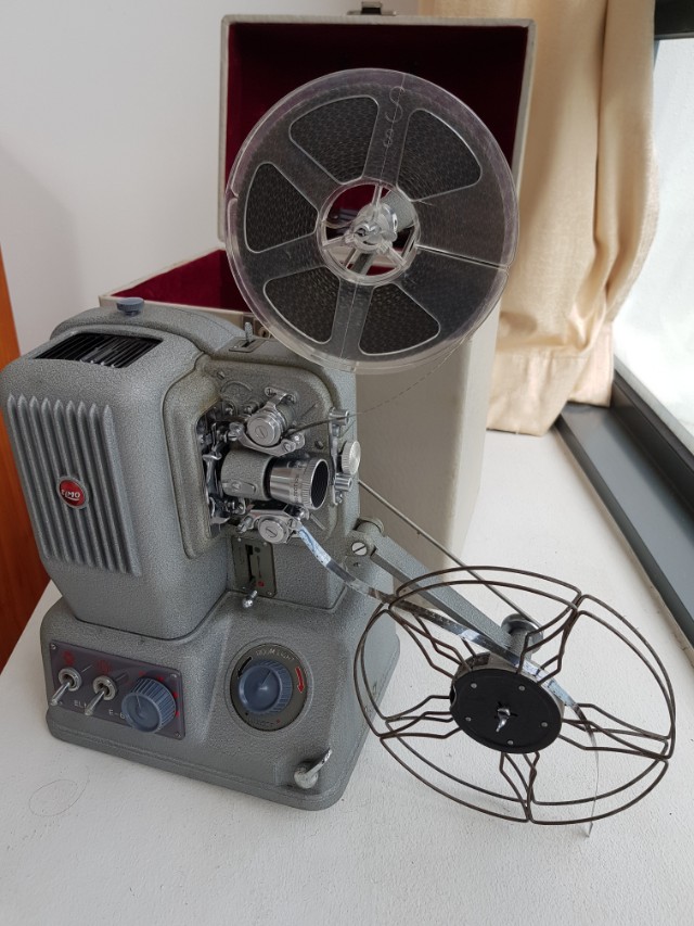 Vintage 8mm projector (Elmo), Furniture, Home Decor on Carousell