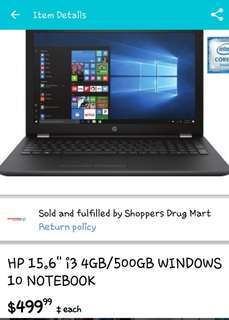 HP 15 NOTEBOOK LAPTOP FAIRLY NEW GOOD CONDITION WITH EVERYTHING INCLUDED