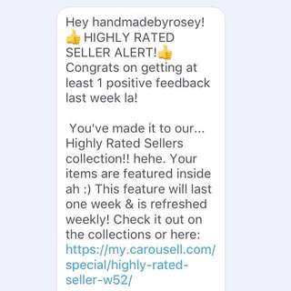 ✨6TH HIGHLY RATED SELLER✨👏🏼