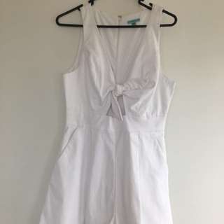 White kookai playsuit