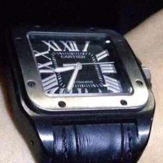Cartier Santos 100 Black/Titanium