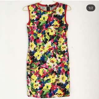 Floral midi dress