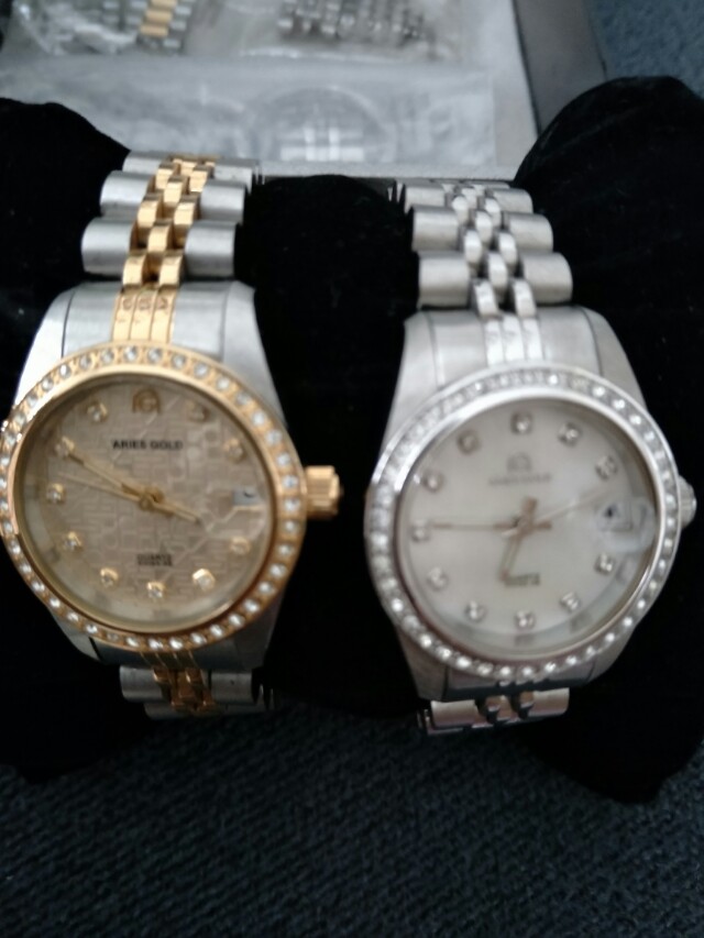 40 Each New Authentic Aries Gold Ladies Watch