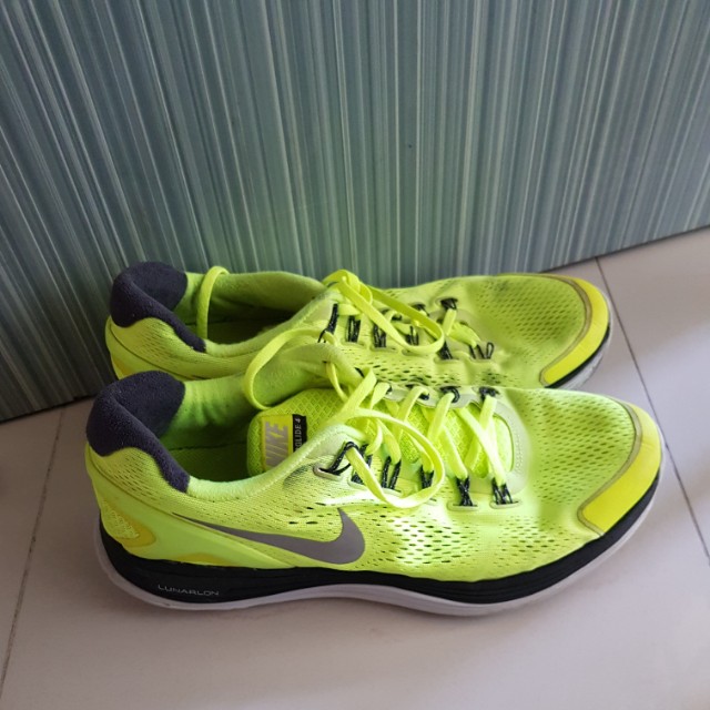 neon running shoes