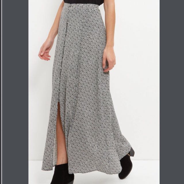 New look button front skirt cheap