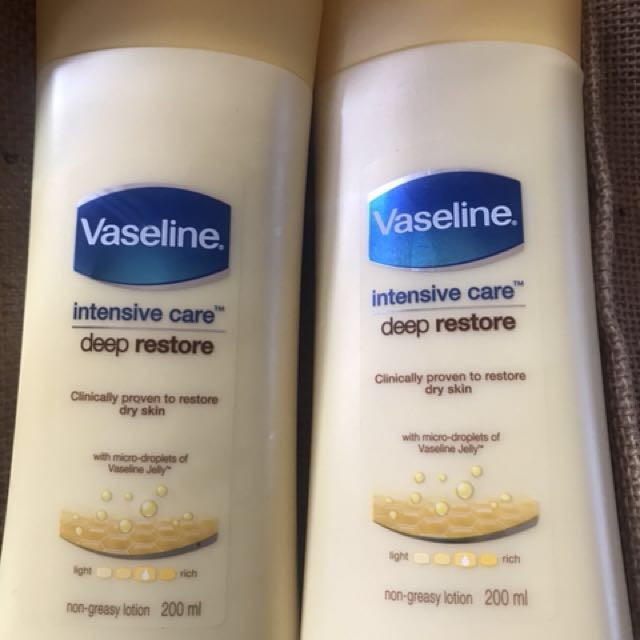 vaseline deep moisture lotion