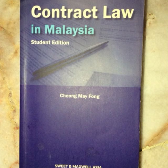 Contract Law In Malaysia Textbooks On Carousell