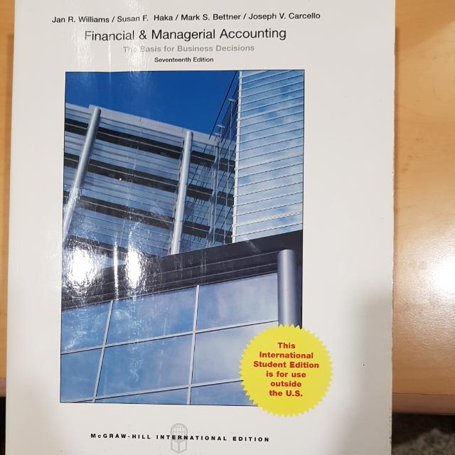 Financial Managerial Accounting International Edition Google Drive