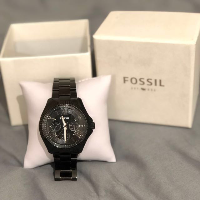 Fossil Unisex Watch Black, Women's 