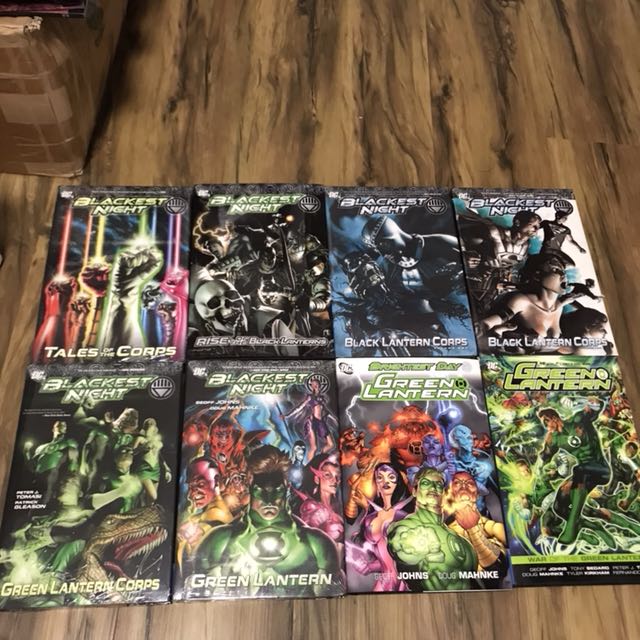 Geoff Johns Green Lantern Blackest Night Hc Bundle Books