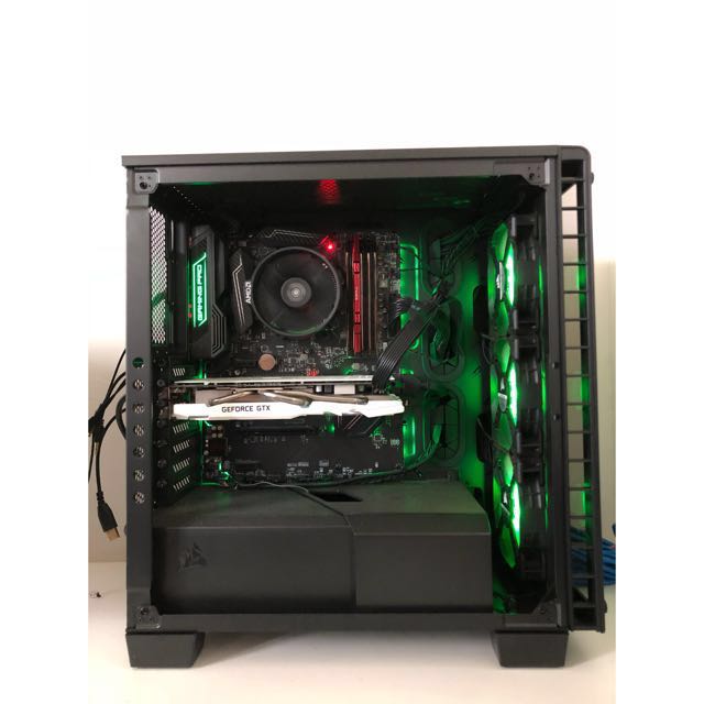 Gtx 1060 Amd Ryzen 5 1600 Gaming Pc Computers Tech Desktops