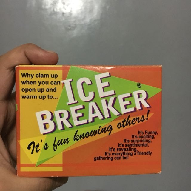 Ice Breaker Card Game Hobbies Toys Toys Games On Carousell