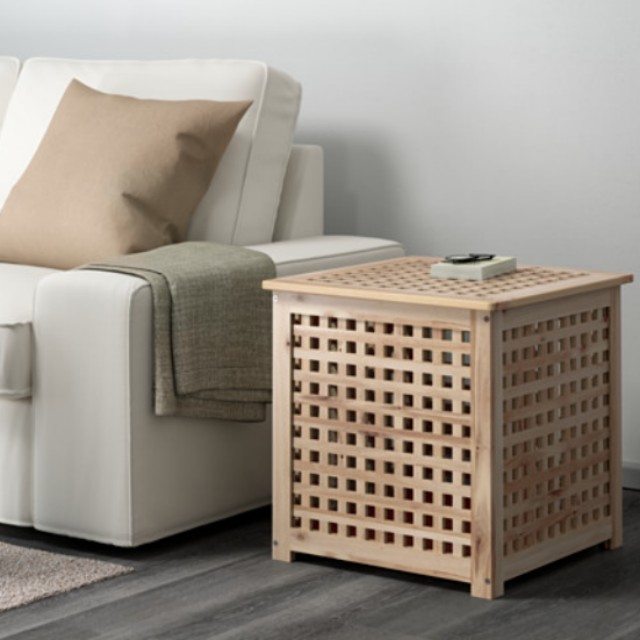 IKEA HOL Storage Box / Crate / Laundry Basket / Side Table, Furniture
