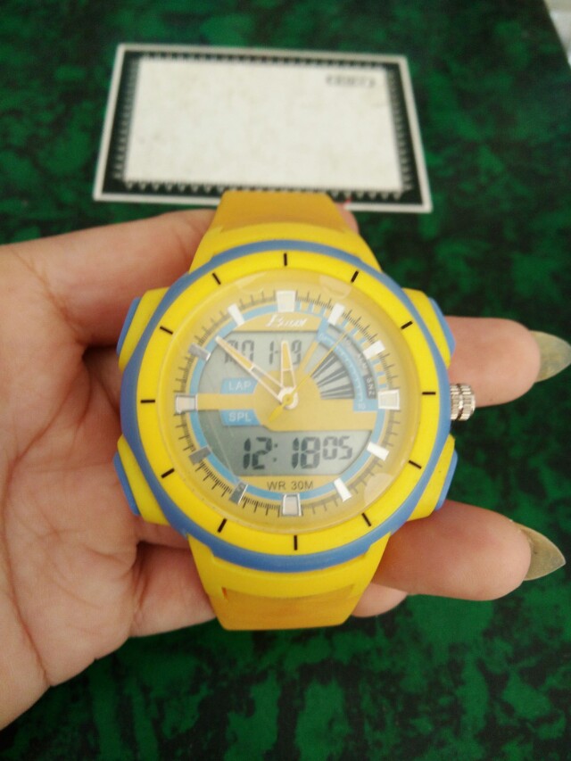 Jam Tangan Buddy Analog Dan Digital Double Time Electronics