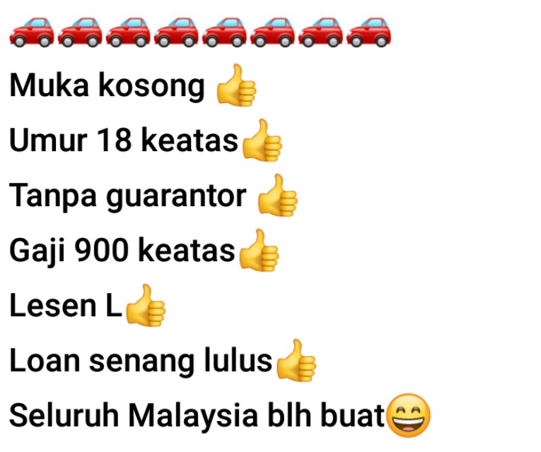 Loan Kereta Dan Second Hand Cars Cars For Sale On Carousell