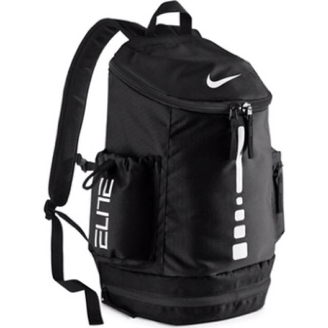nike elite backpack black