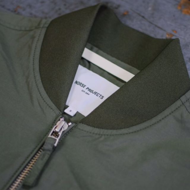 norse projects bomber jacket