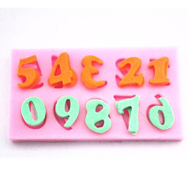 Number Fondant/clay silicone mold (Category: Bakeware) located in Makati City. Submitted by mylittlechicshop (Listing ID 148263685, Image 3). Description: .