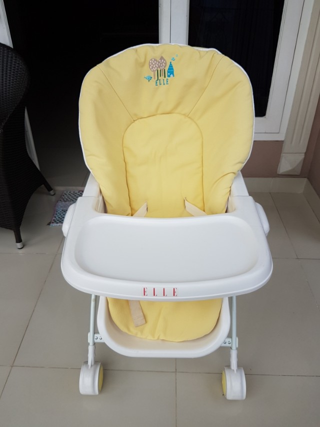 High chair baby 2025 elle