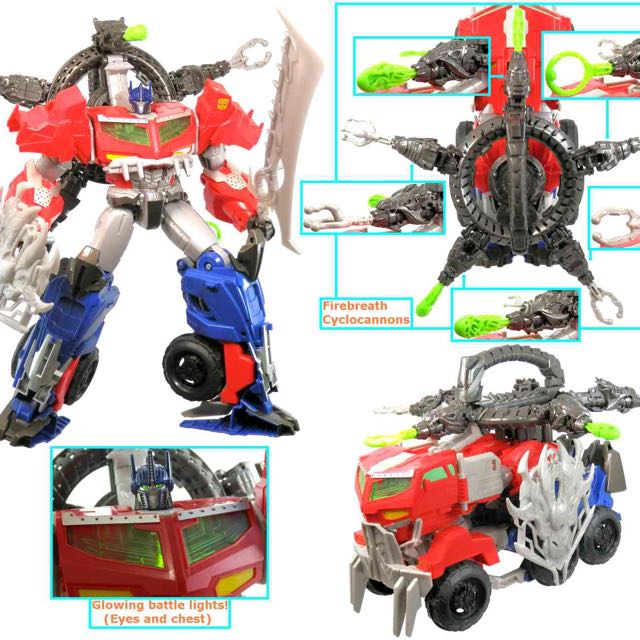 Transformers Animated Armored Decepticon Hunter Optimus Prime Hasbro Neu und OVP 