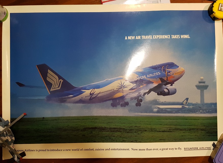 Photo Poster Print Art * All Sizes AA029 SINGAPORE AIRLINES AIRCRAFT POSTER 