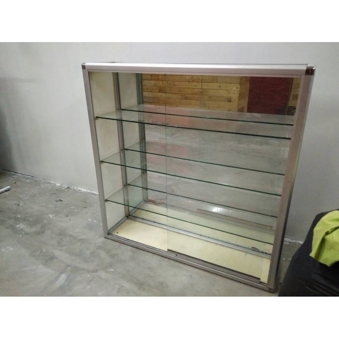 Used Second Hand Glass Display Cabinet Home Furniture
