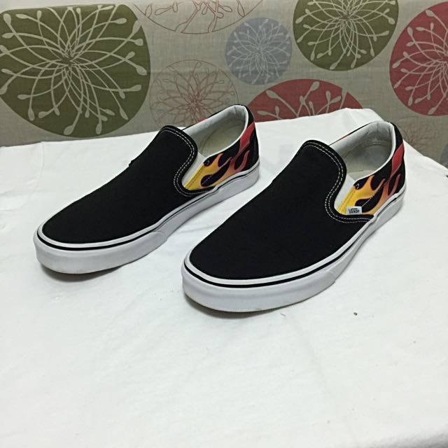 VANS Authentic Trainers Flame VANS Flame Authentic Trainers Flame VANS 283bf2