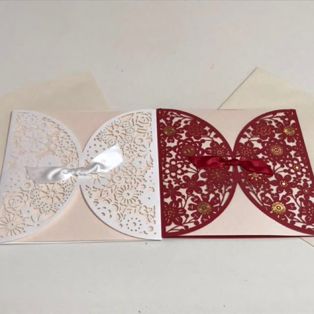 Wedding Invitation Cards Design Craft Others On Carousell