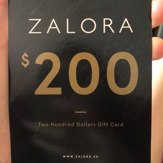 Zalora 200 Gift Card Entertainment Gift Cards Vouchers On Carousell
