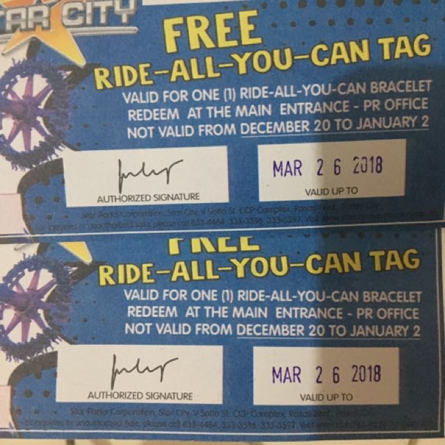 2 Star City Tickets Ride All You Can Tickets Vouchers Local Attractions Transport On Carousell Star city games 5728 williamson road nw roanoke, va 24012. 2 star city tickets ride all you can