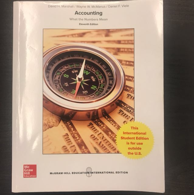 Accounting What The Numbers Mean 11th Edition By Marshall D H Mcmanus W W Viele D F 2017 Textbooks On Carousell