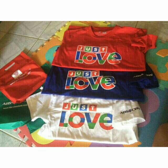 Just love t shirt abs cbn clearance