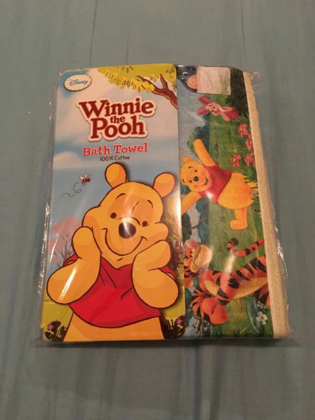 winnie the pooh bath towel