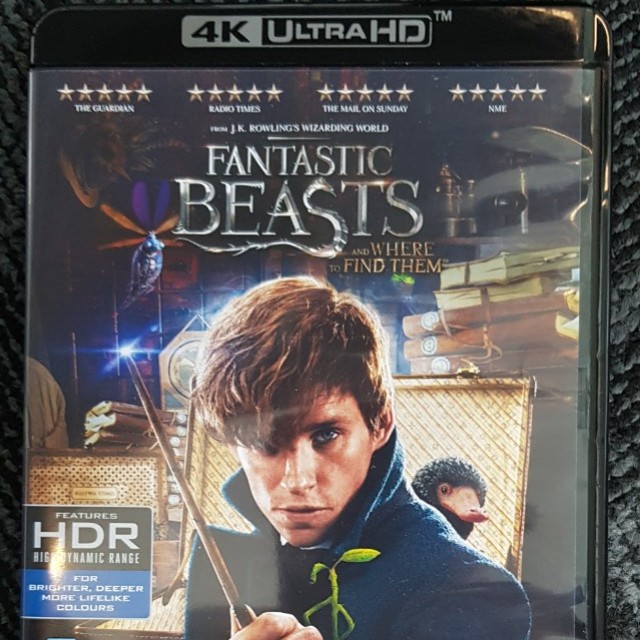 Fantastic Beasts And Where To Find Them 4k Uhd Blu Ray Disc Music