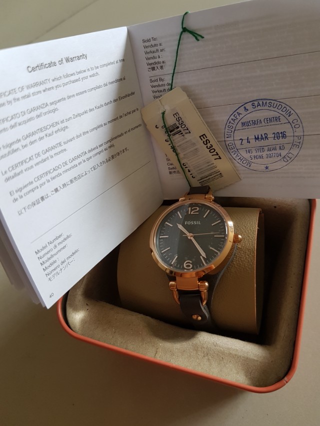 Georgia smoke leather watch store