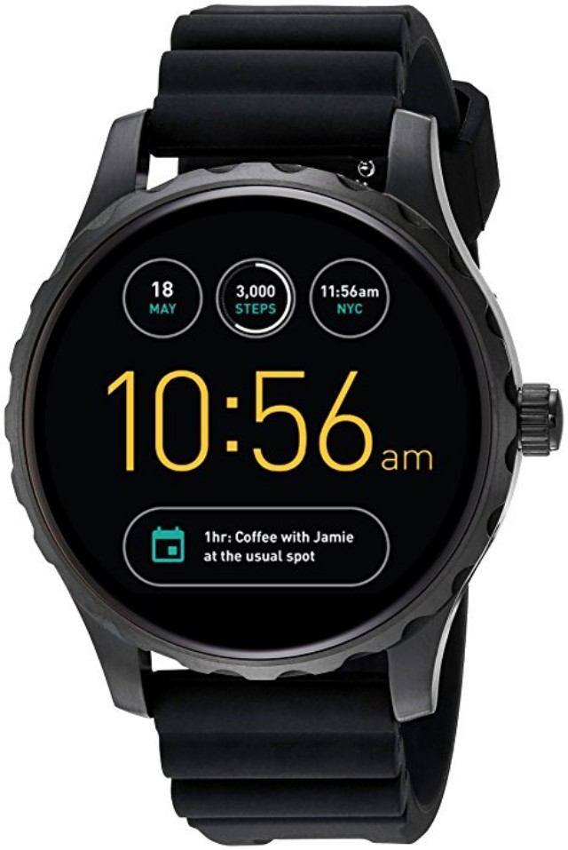 Fossil Q Marshal Gen 2 Black Silicone Touchscreen Smartwatch FTW2107 Mobile Phones Gadgets Wearables Smart Watches on Carousell