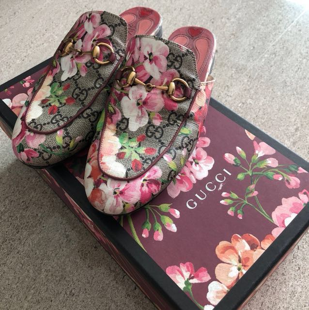 gucci bloom loafers