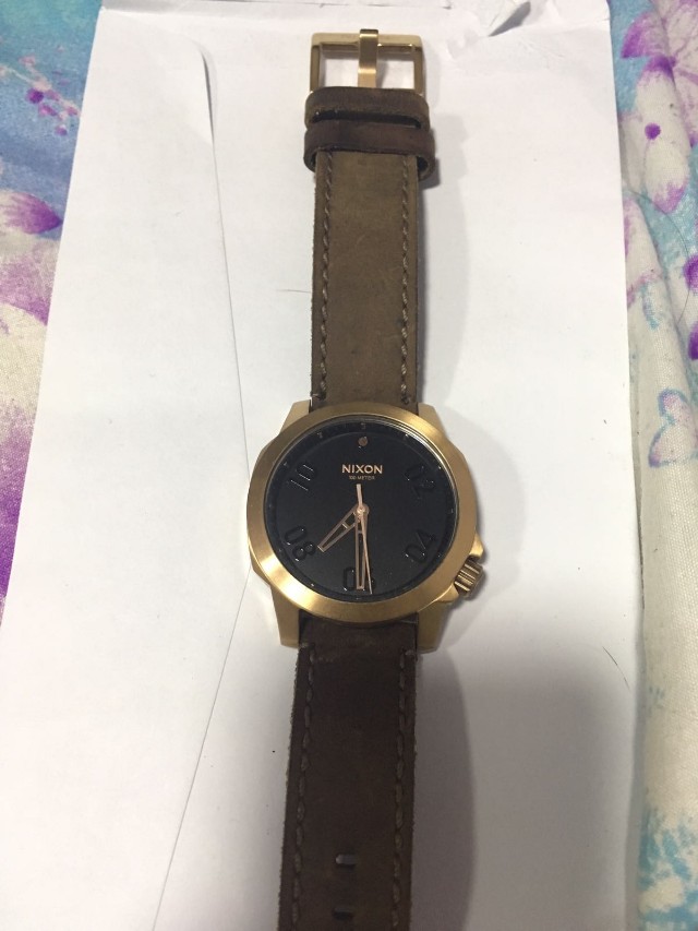 Nixon ranger store 40 leather