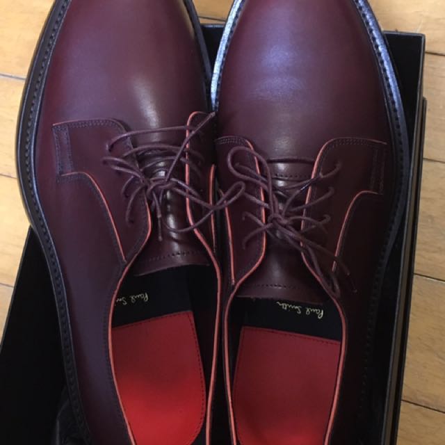 paul smith burgundy shoes