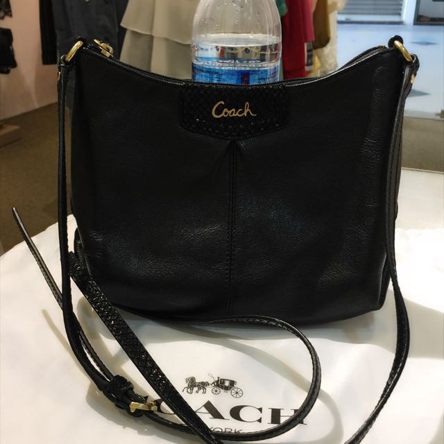 Discount Code For Coach Black Leather Sling Bag Fa957 F4514